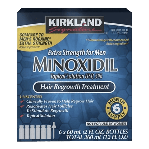 Kirkland Minoxidil Solution 5% Hair Regrowth Treatment